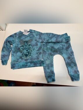 Warner Bros. Harry Potter Teal & Light Blue Tie-Dye Baby Jogger Set